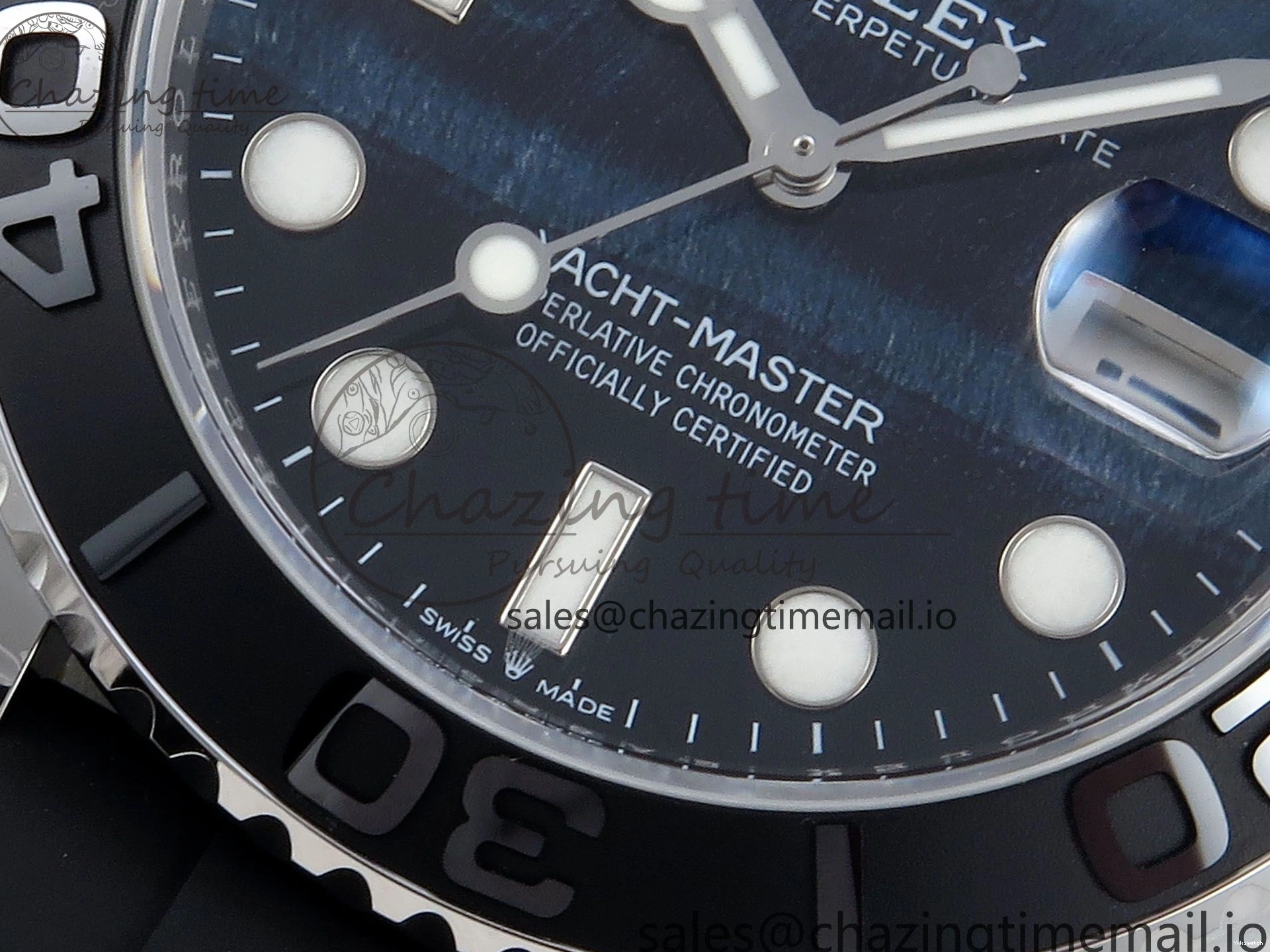 Falcon’s 42mm 226659 Oysterflex Edition Dial A3235 EWEF Eye Best on Yacht-Master Strap 0516